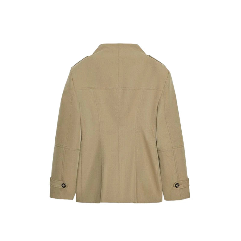 Florence | Structured Button-Up Cotton Jacket