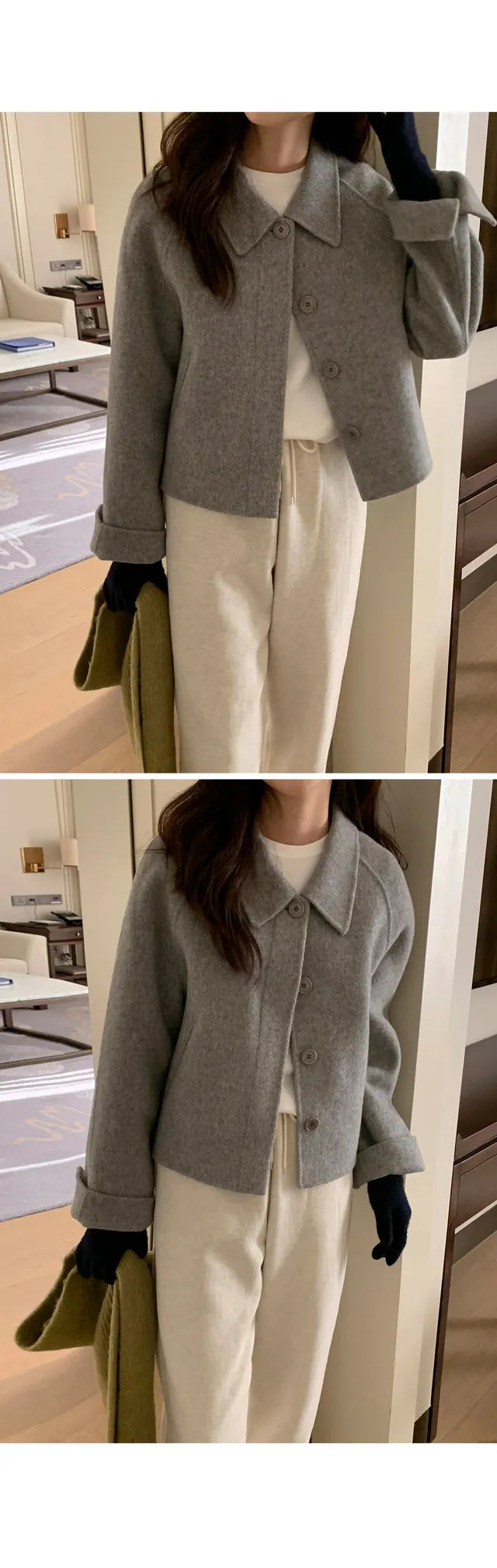 Alexia | Minimal Collar Jacket