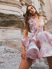 Kimberley | Flower Print Dress