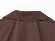 Alicent | Manteau court croisé ceinturé