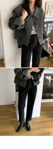 Alexia | Minimal Collar Jacket