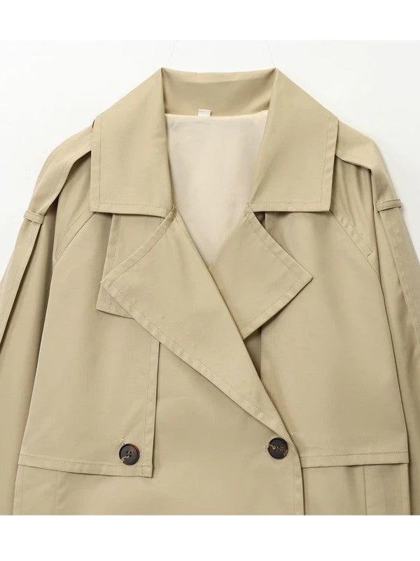 Ada | Short Double-Breasted Trench Jacket
