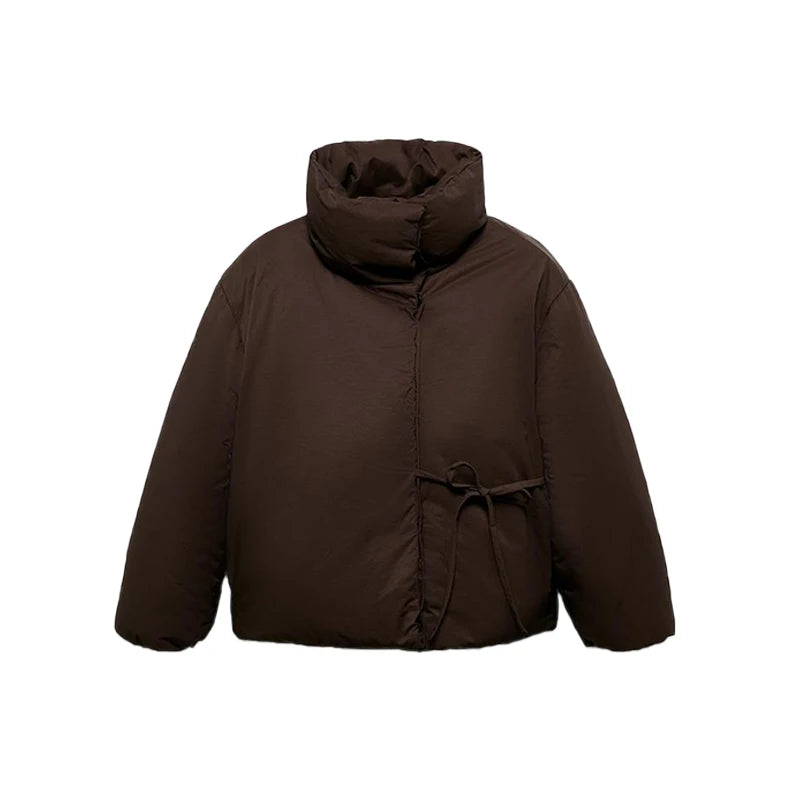 Lottie | Padded Wrap Puffer Jacket