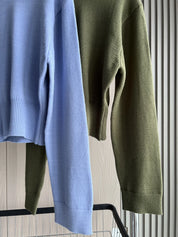 Elsie | Cropped Knit Sweater