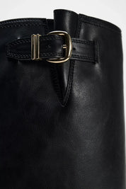 Days | Knee-High Faux Leather Buckle Boot