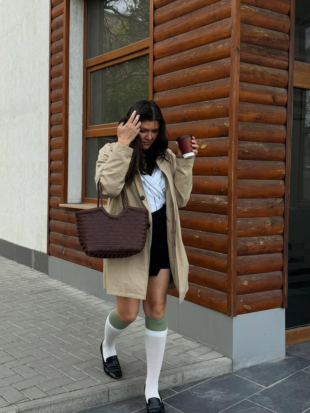 Avril | Sac fourre-tout tissé surdimensionné