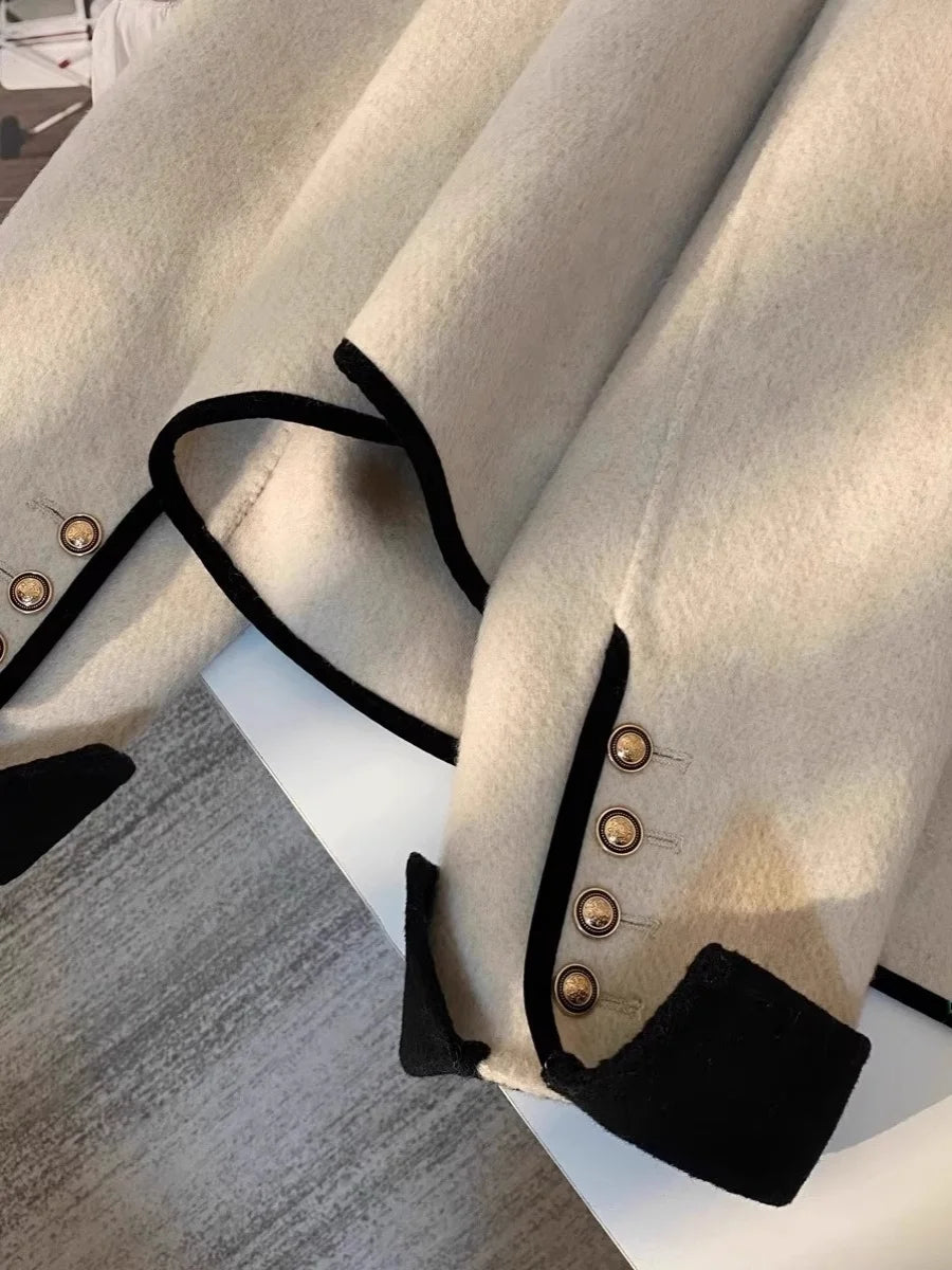 Karinna | Contrast Trim Collar Jacket