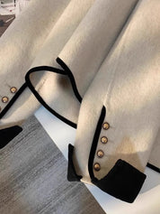 Karinna | Contrast Trim Collar Jacket