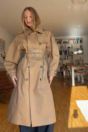 Victoria | Trench-coat long ceinturé