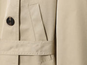 Emilia | High-Collar Belted Trench Jacket