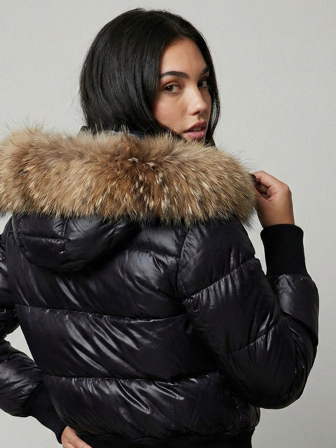 Savoy | Faux Fur Hooded Puffer Jacket – HORUS
