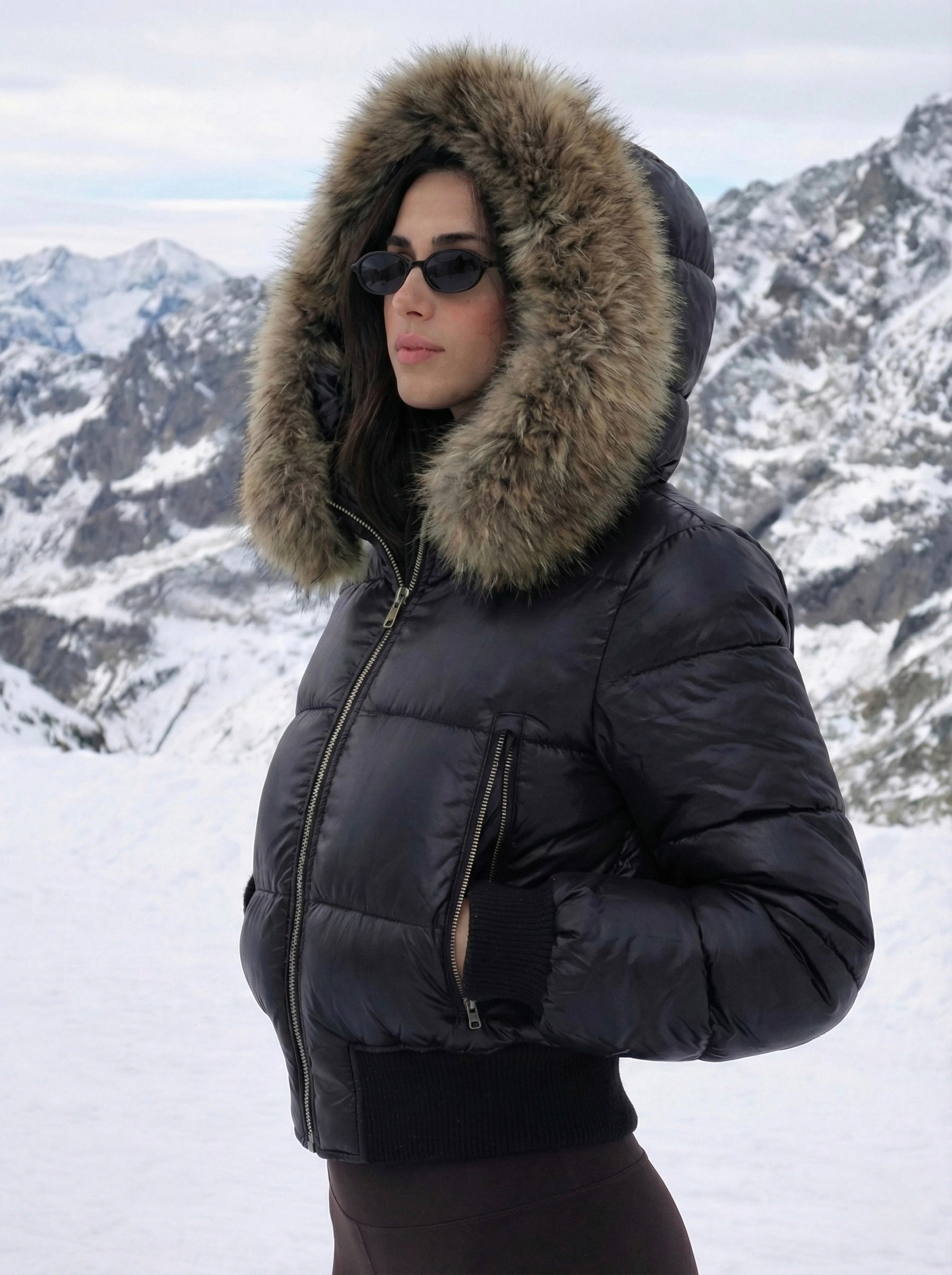 Savoy | Faux Fur Hooded Puffer Jacket – HORUS