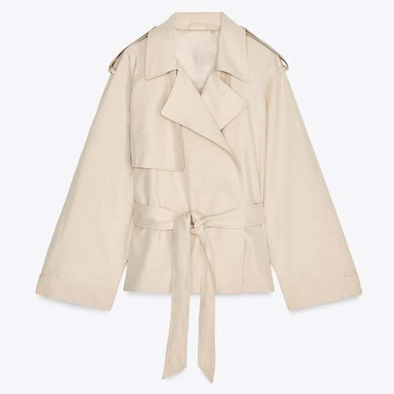 Harper | Belted Oversized Trench Jacket