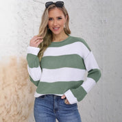 Emma | Striped Oversized Knit Sweater