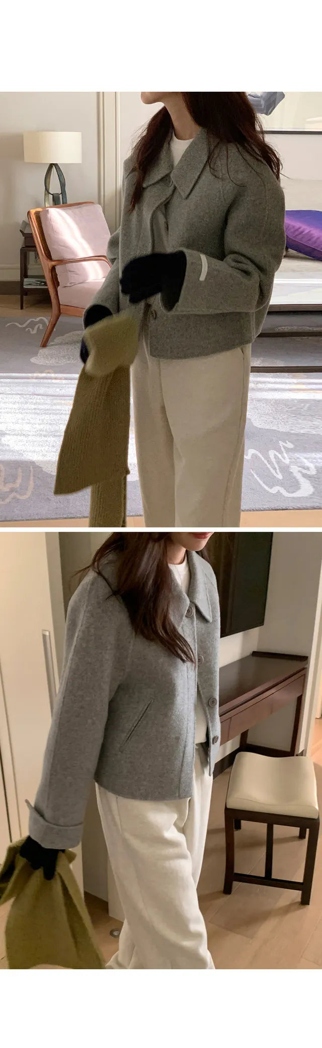 Alexia | Minimal Collar Jacket