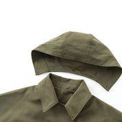 Prairie | Veste courte verte boutonnée