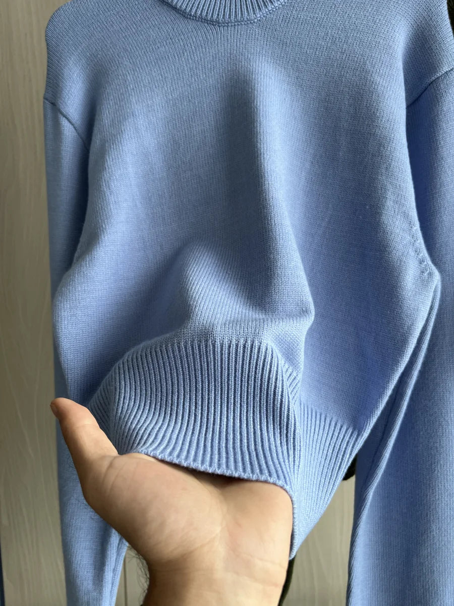 Elsie | Cropped Knit Sweater
