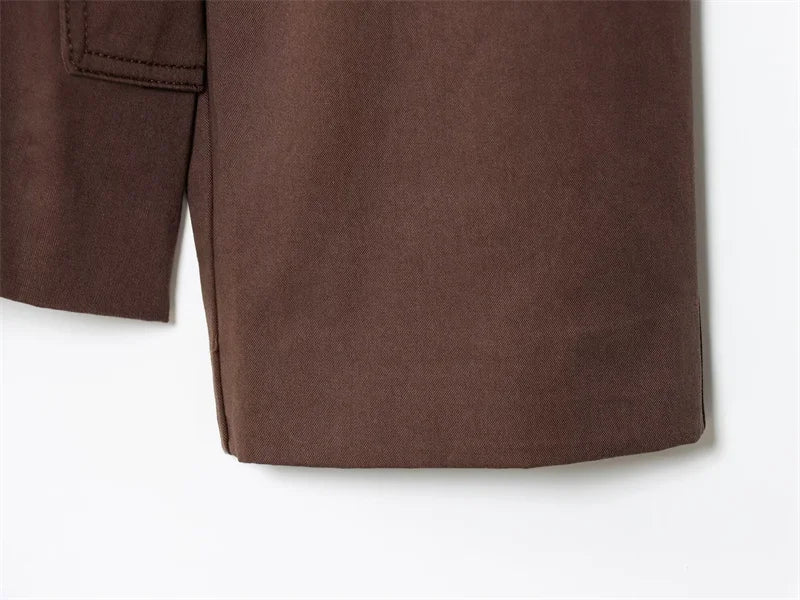 Alicent | Manteau court croisé ceinturé