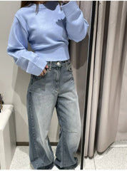 Elsie | Cropped Knit Sweater