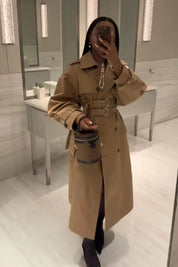 Victoria | Trench-coat long ceinturé