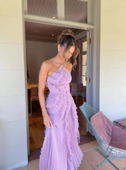 Luna | Cascade Ruffle Maxi Dress