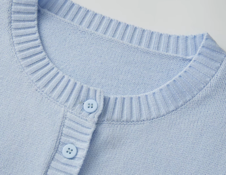 Nicole | Chemisier boutonné en maille crème