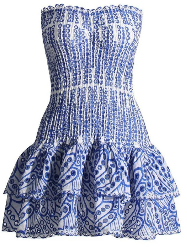 Santorini | Smocked Mini Dress