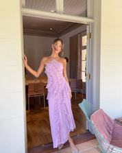 Luna | Cascade Ruffle Maxi Dress