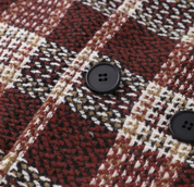 Rose | Checked Wool Double-Breasted Coat