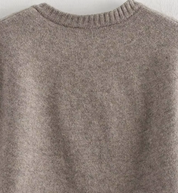 Blake | Wool-Blend Button-Up Cape Sweater