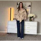 Harper | Belted Oversized Trench Jacket