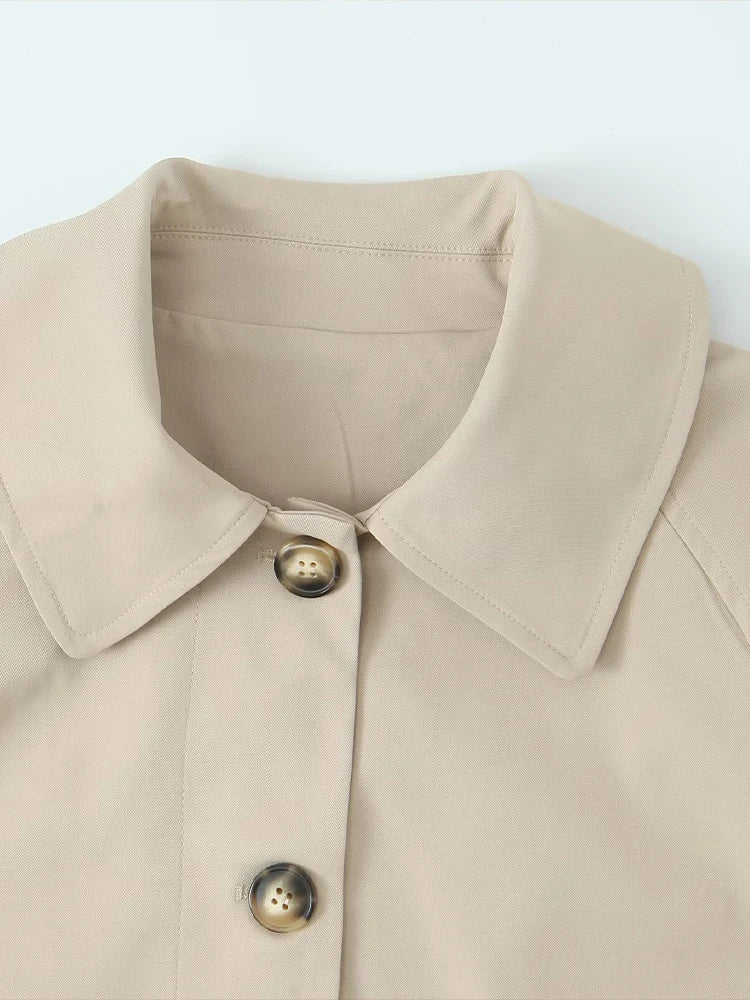 Robyn | Classic Short Trench Jacket