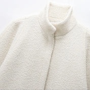 Willow | Textured Wool Cape Jacket