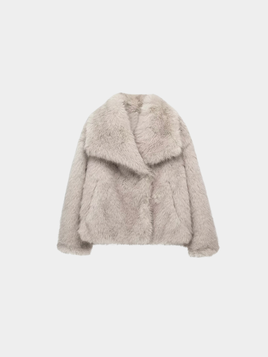 Adele | Faux Fur Oversized Coat