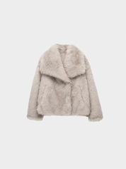 Adele | Faux Fur Oversized Coat