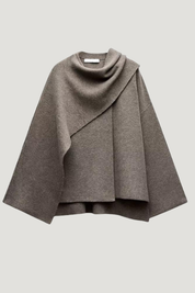 Iris | Manteau cape à col châle pour femme