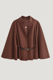 Adele | Poncho Belted Cape Coat