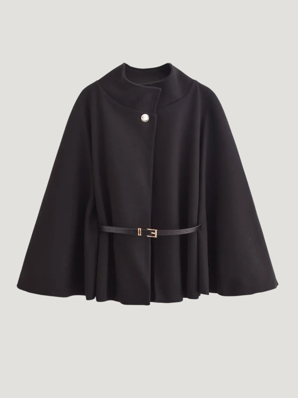 Adele | Poncho Belted Cape Coat