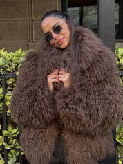 Hana | Faux Fur Statement Jacket