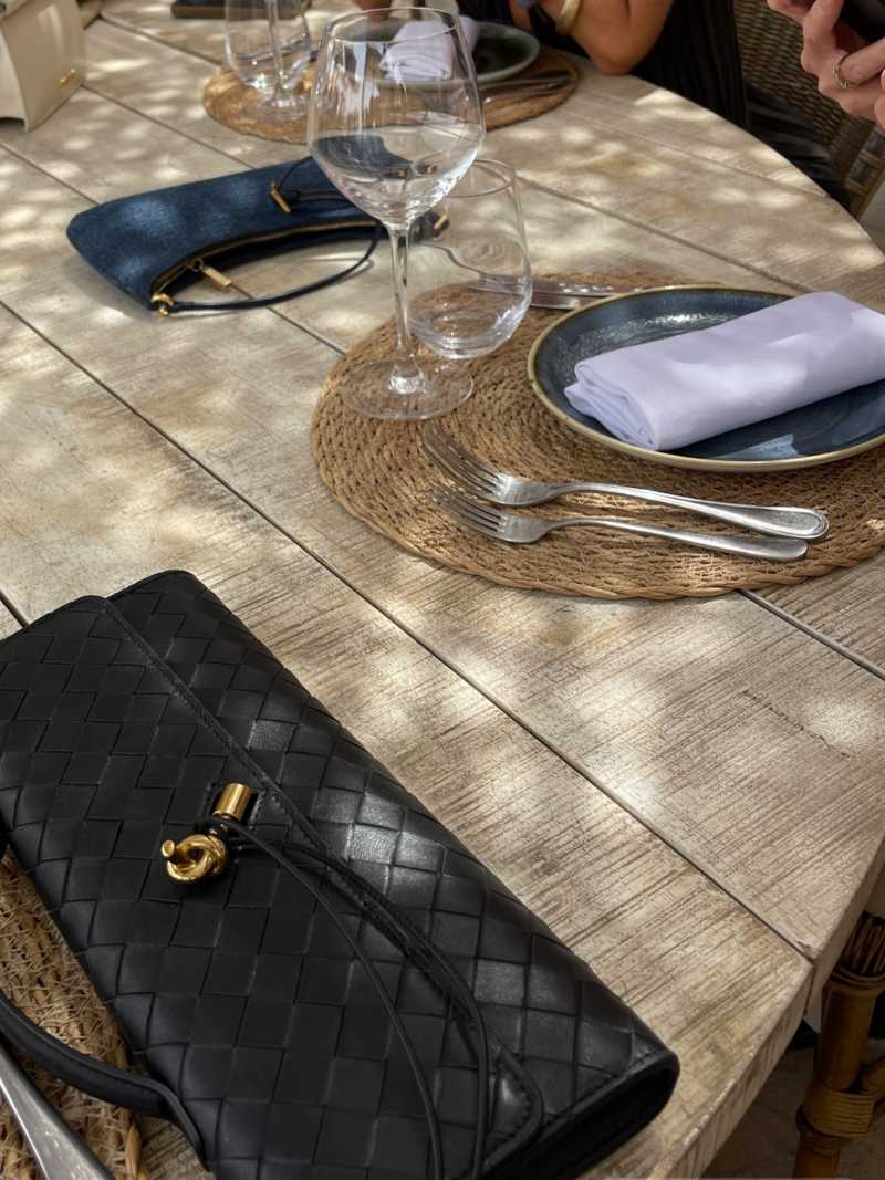 Alba | Woven Structured Shoulder Bag