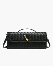 Alba | Woven Structured Shoulder Bag