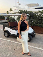 Alba | Woven Structured Shoulder Bag