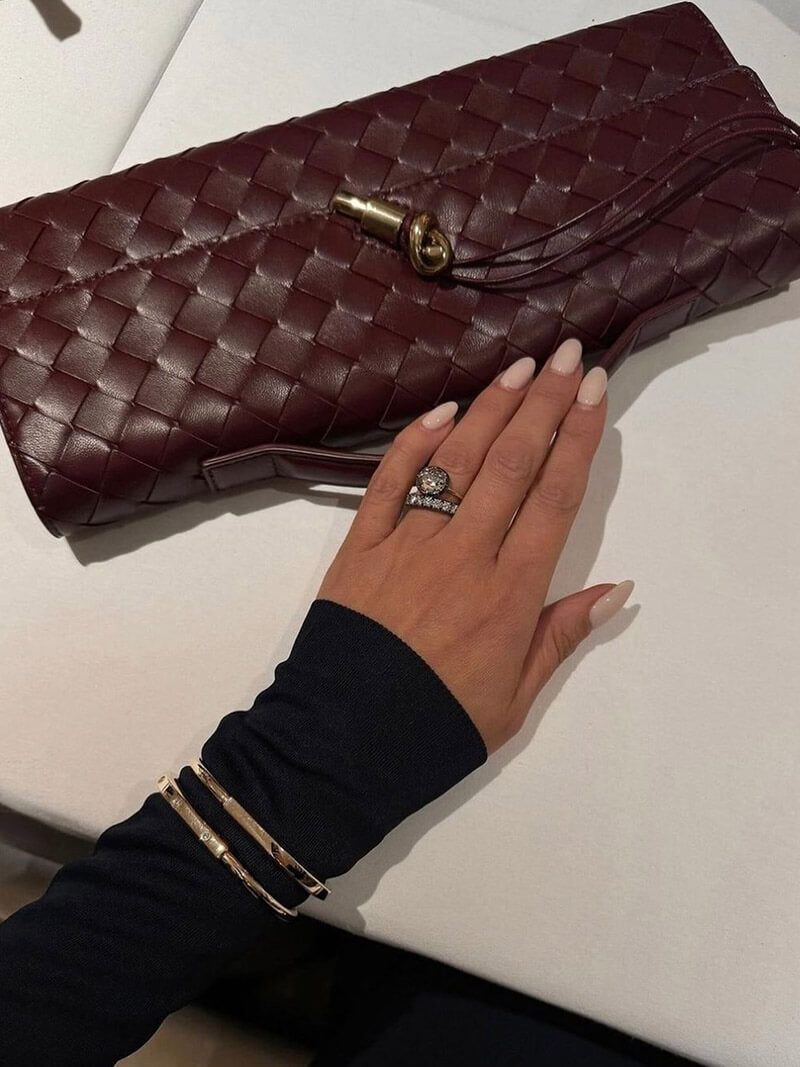 Alba | Woven Structured Shoulder Bag