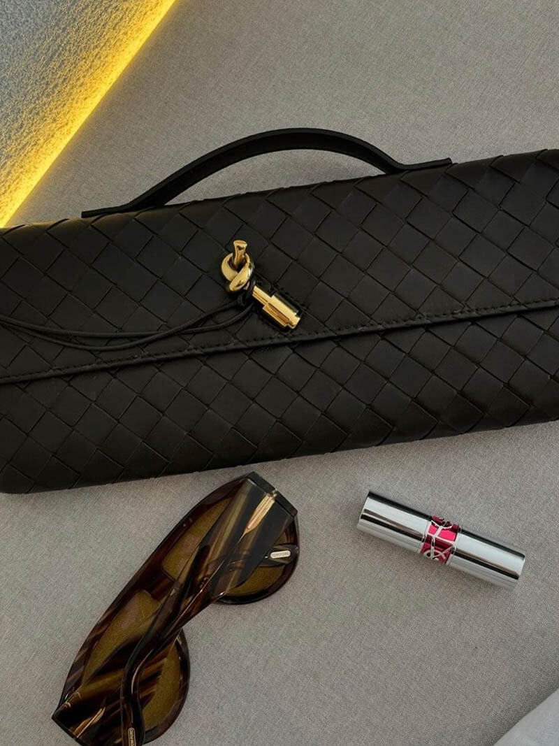 Alba | Woven Structured Shoulder Bag