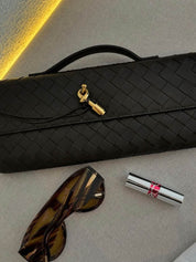 Alba | Woven Structured Shoulder Bag