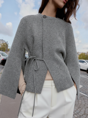 Pola | Veste en maille à nouer