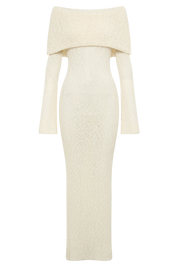 Naiya | Off-Shoulder Mesh Maxi Dress