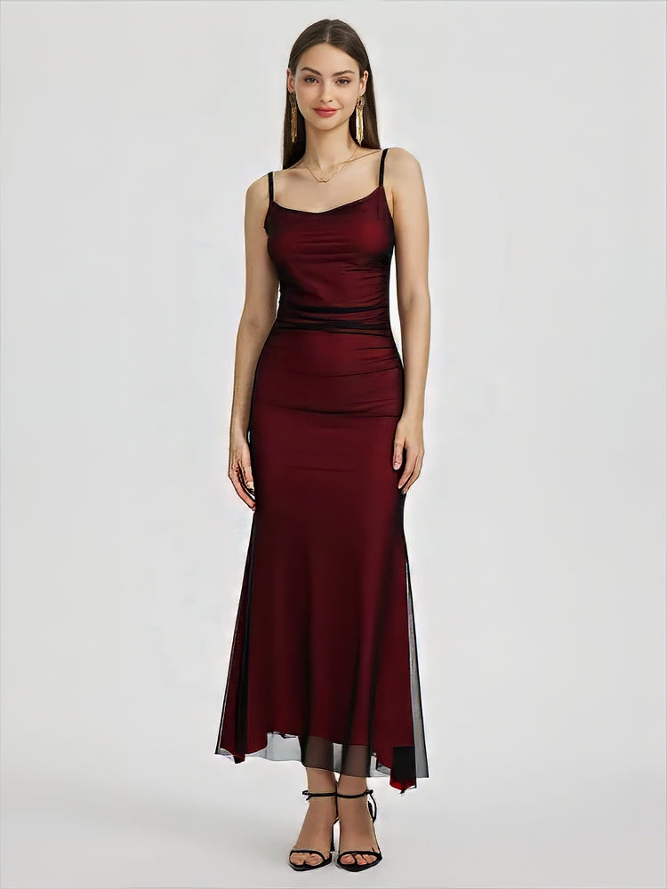 Adriana Tulle Maxi Dress