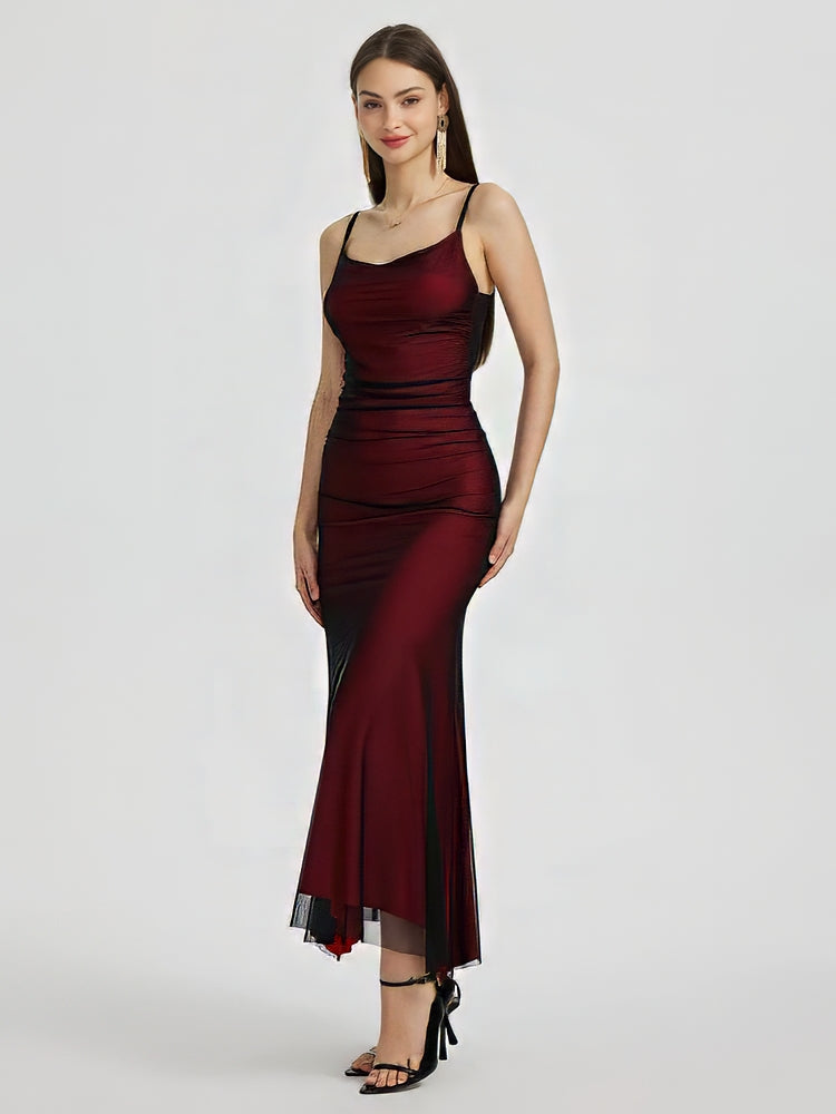 Adriana Tulle Maxi Dress