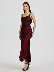 Adriana Tulle Maxi Dress